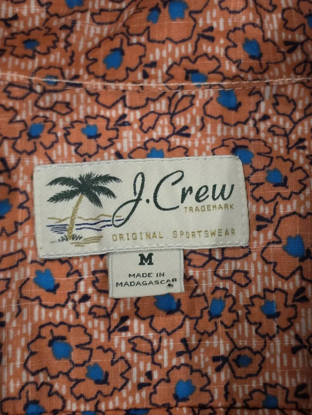 J. Crew Camp Shirt M